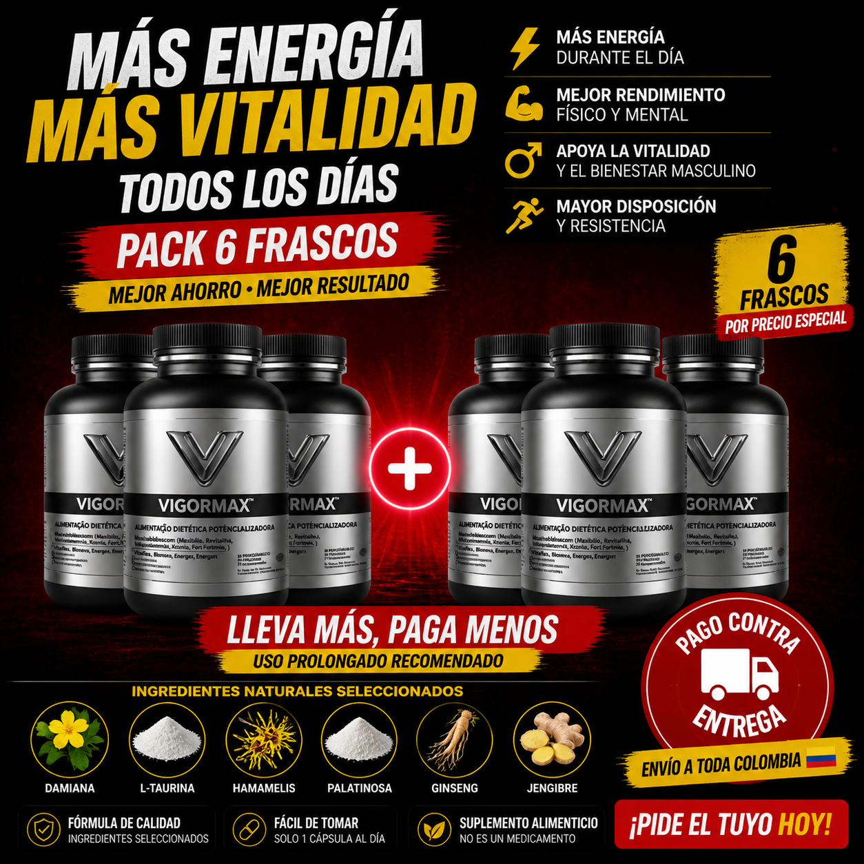 Vigor Max - Recupera tu energía, potencia y confianza masculina en pocos días — de forma natural y segura